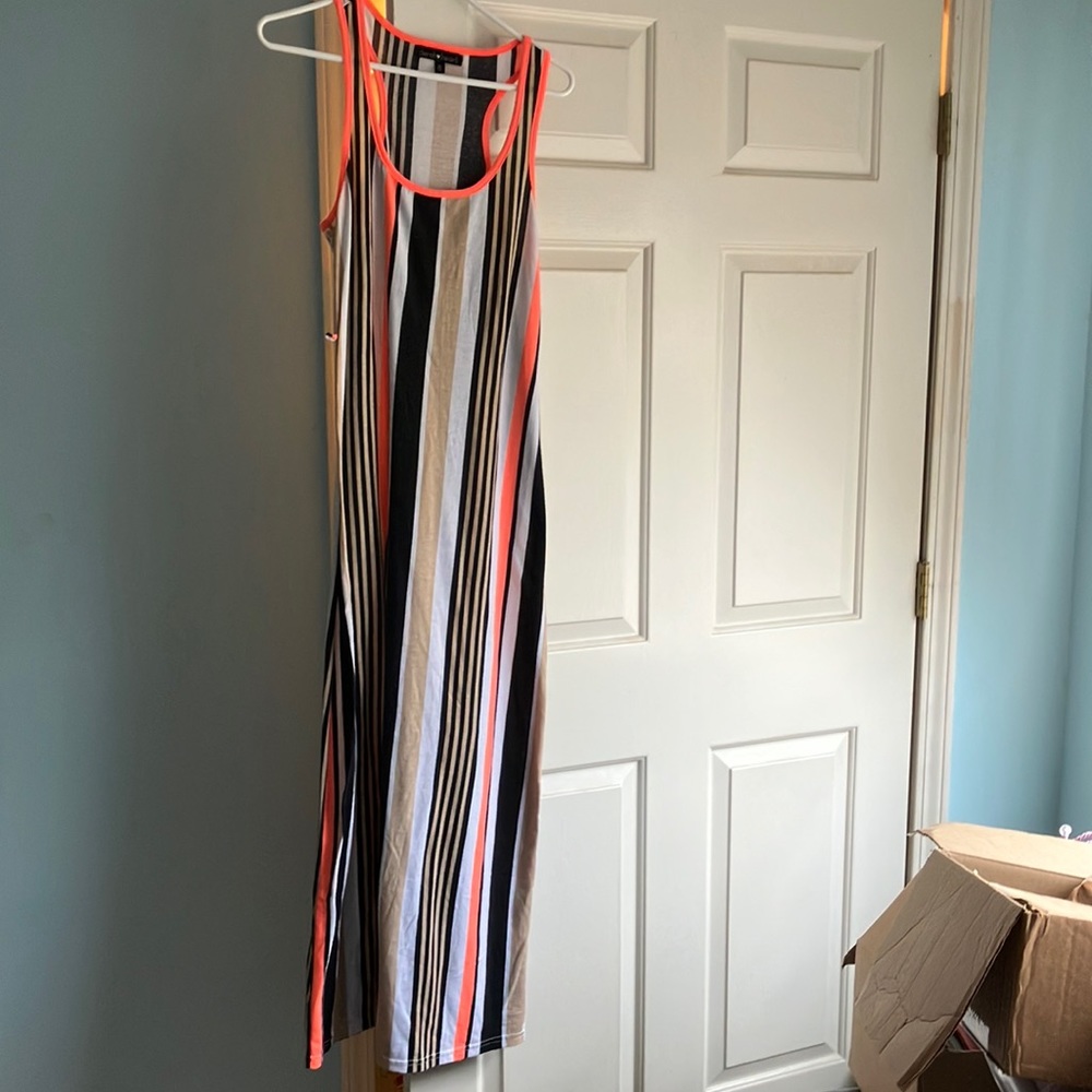 Striped Maxidress. XL
